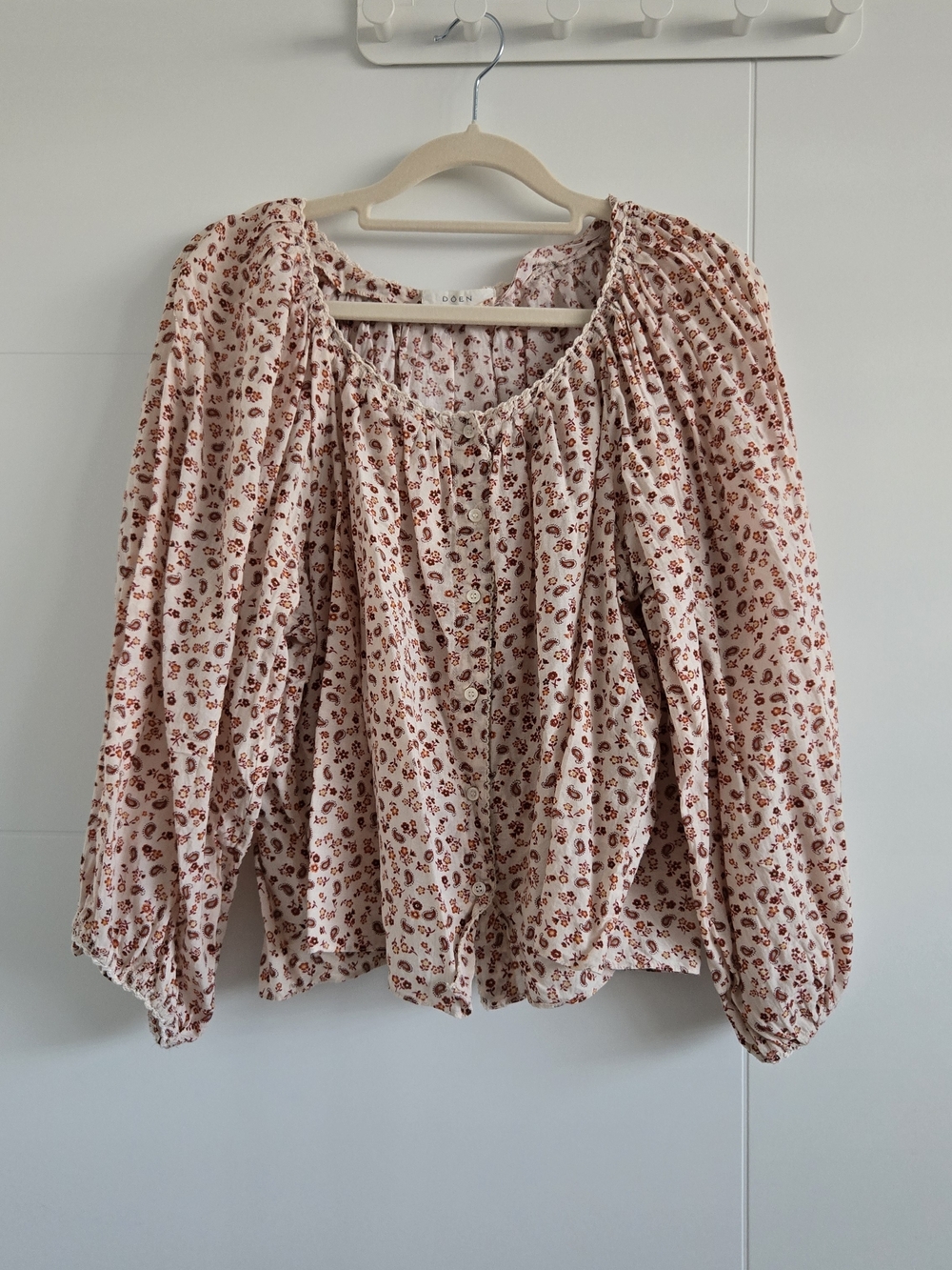 Doen Peasant Blouse Size XS